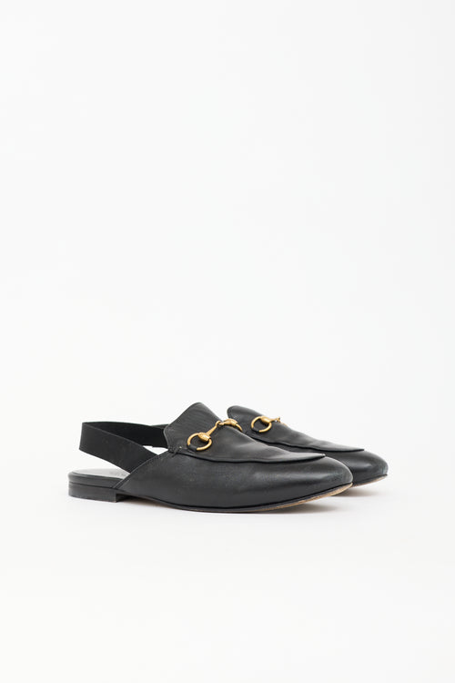 Gucci Leather Princetown Flat