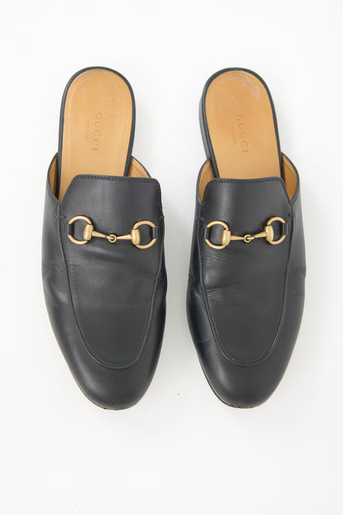 Gucci Leather Princetown Mule