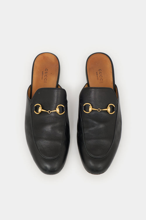 Gucci Leather Princetown  Mule