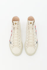 Gucci Leather Printed High Top Sneaker