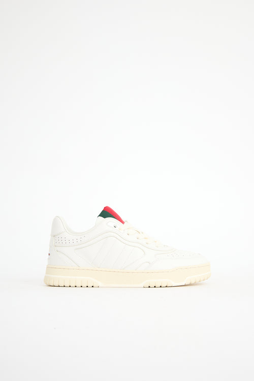 Gucci Leather Re-Web Sneaker
