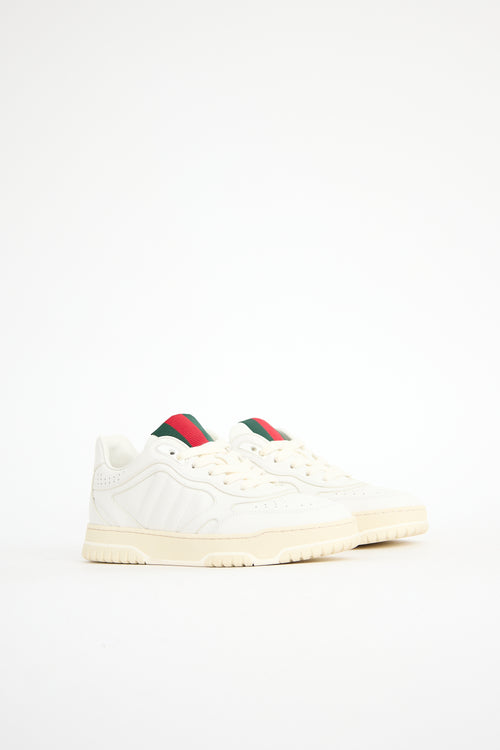 Gucci Leather Re-Web Sneaker