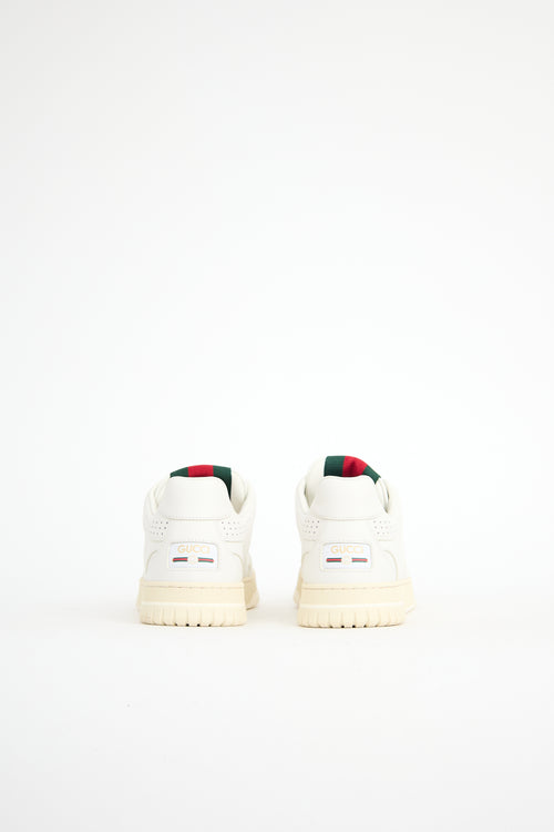 Gucci Leather Re-Web Sneaker
