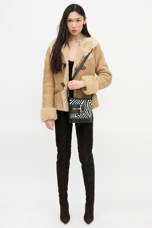 Gucci Leather Small 73 Bucket Bag