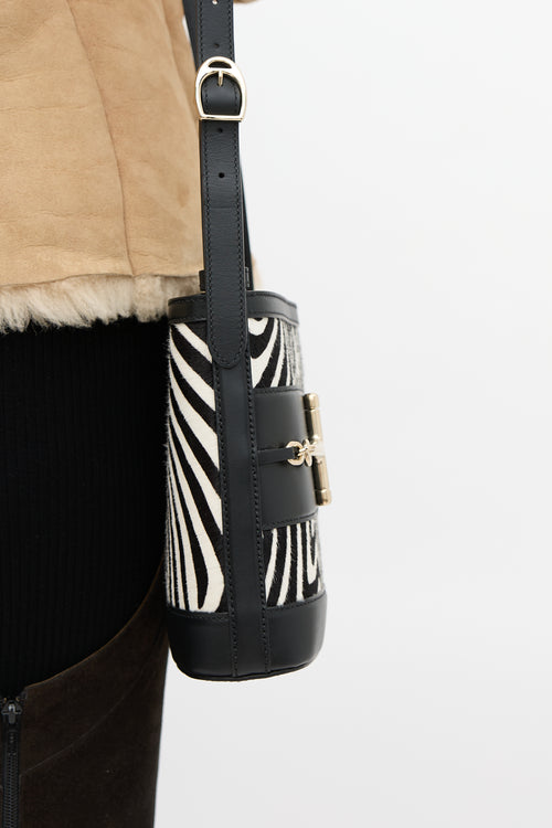 Gucci Leather Small 73 Bucket Bag