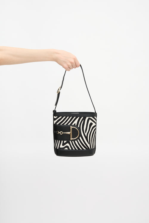 Gucci Leather Small 73 Bucket Bag