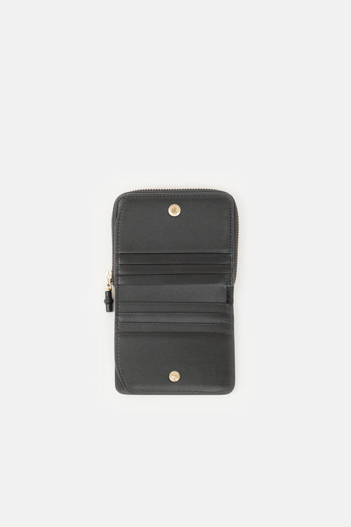 Gucci Leather Small Bamboo Wallet