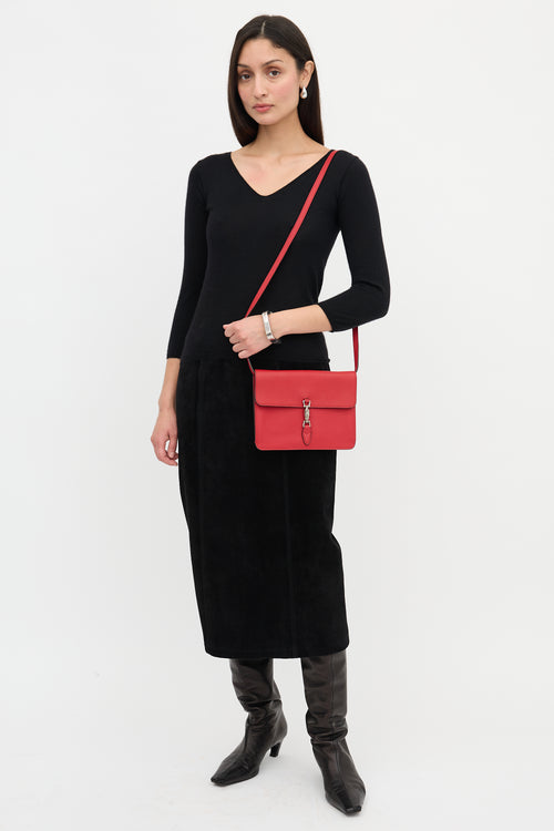 Gucci Leather Soft Jackie Covertible Bag