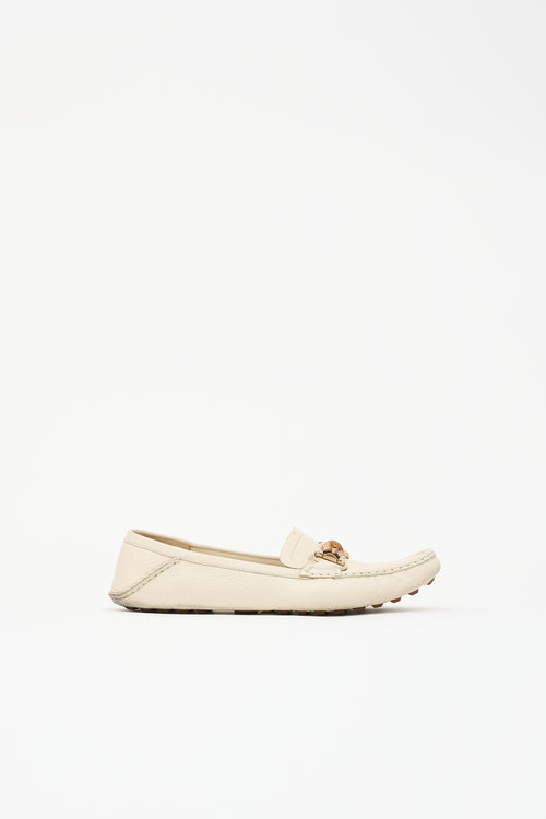 Gucci Leather Driving Loafer