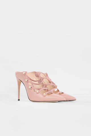 Gucci Leather Strappy Mule