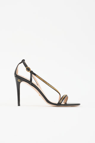 Gucci Leather Sylvie Chain Sandal