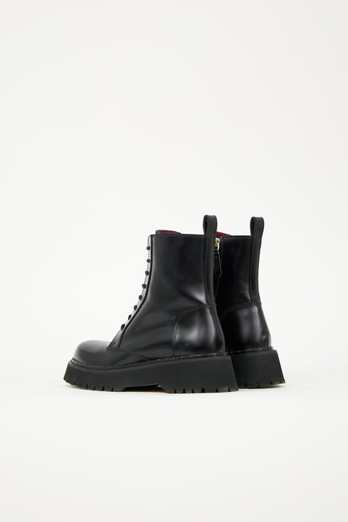 Gucci Leather Thea Ankle Boot