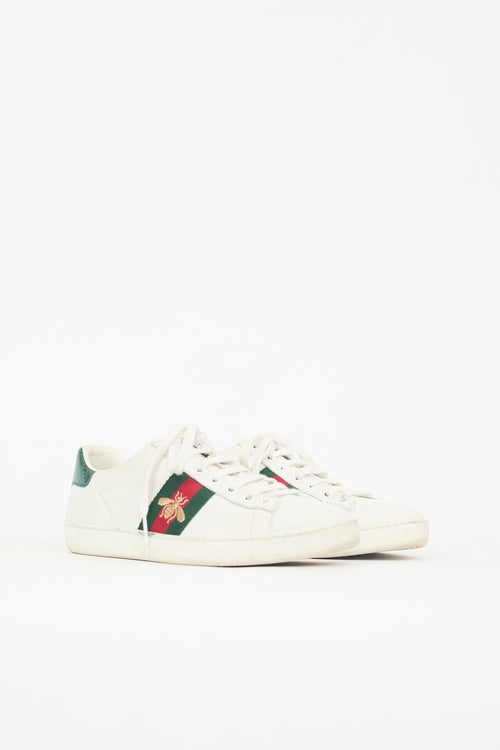 Gucci Leather Ace Sneaker