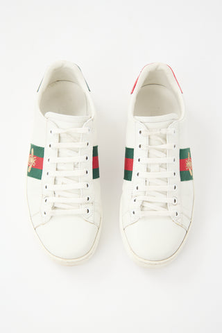 Gucci Leather Ace Sneaker