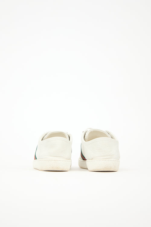 Gucci Leather Ace Collapsible Sneaker