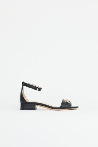 Gucci Leather Ankle Strap Sandal