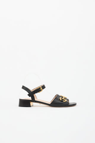Gucci Leather Ankle Strap Sandal