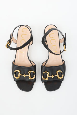 Gucci Leather Ankle Strap Sandal