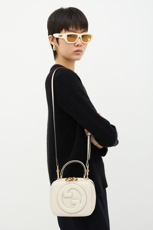 Gucci Leather Blondie GG Bag