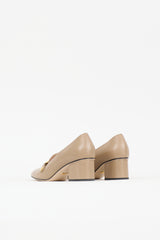 Gucci Leather Chain Pump