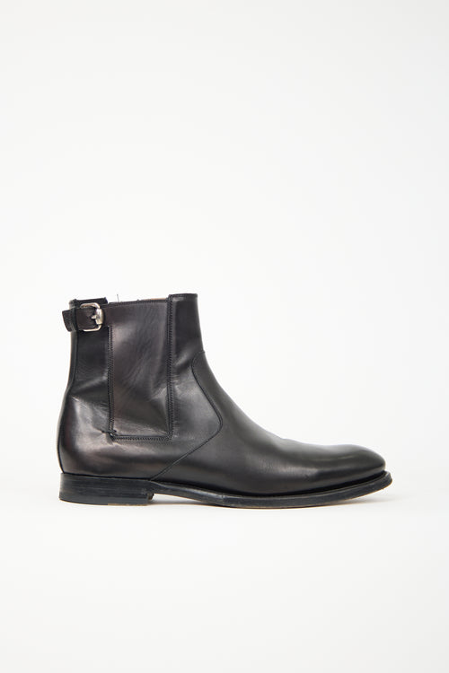 Gucci Leather Chelsea Boot