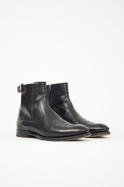Gucci Leather Chelsea Boot