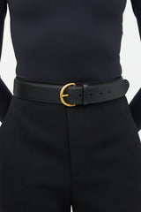 Gucci Leather D-Ring Buckle Belt