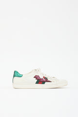 Gucci Leather Embellished Ace Sneaker