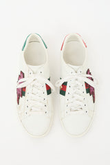 Gucci Leather Embellished Ace Sneaker