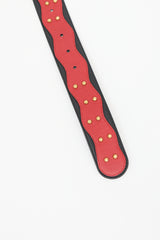 Gucci Leather Embellished GG Marmont Belt