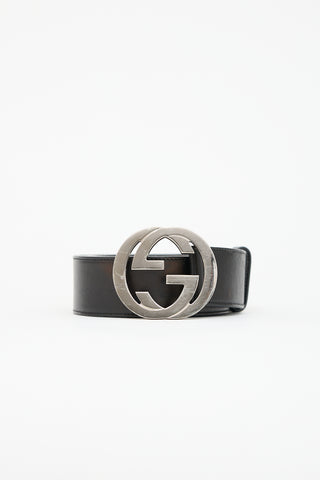 Gucci Leather GG Belt