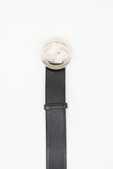 Gucci Leather GG Belt