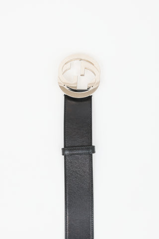 Gucci Leather GG Belt