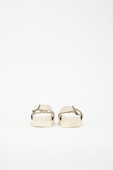 Gucci Leather GG Cutout Sandal