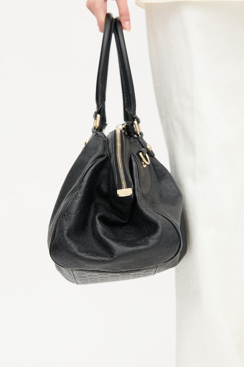 Gucci Leather GG Guccissima Small Sukey Bag