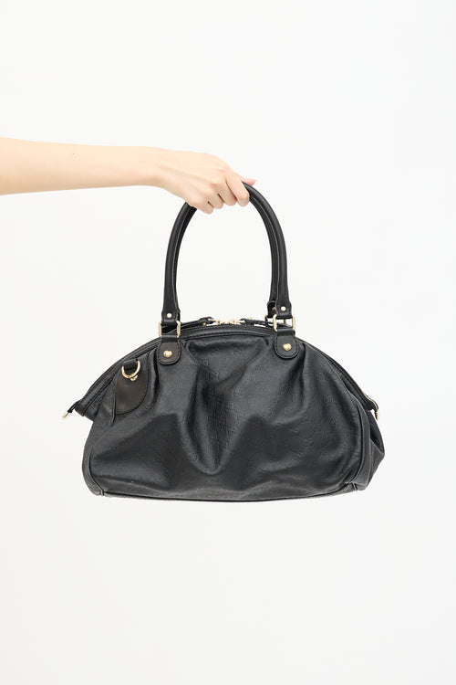 Gucci Leather GG Guccissima Small Sukey Bag