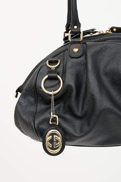 Gucci Leather GG Guccissima Small Sukey Bag