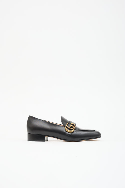 Gucci Leather GG Marmont Loafer