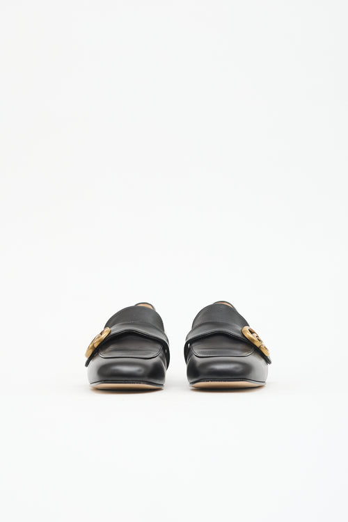 Gucci Leather GG Marmont Loafer