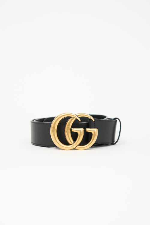 Gucci Leather GG Marmont Belt