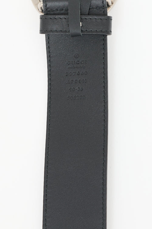 Gucci Leather GG Marmont Belt