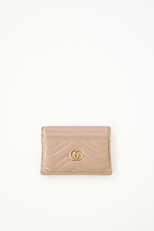 Gucci Leather GG Marmont Card Holder