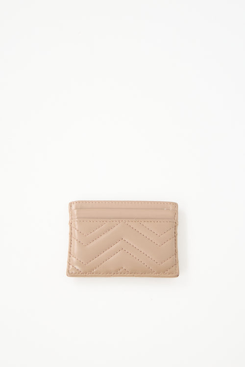 Gucci Leather GG Marmont Card Holder
