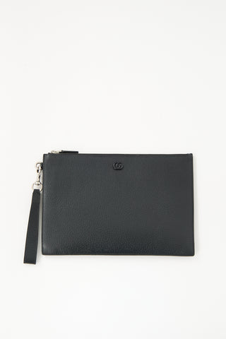 Gucci Leather GG Marmont Pouch