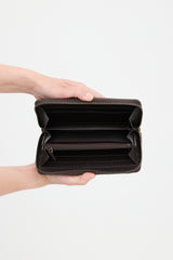 Gucci Leather GG Marmont Zip Wallet