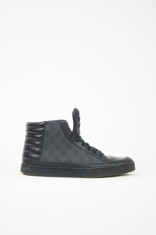 Gucci Leather GG High Top Sneaker