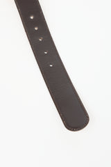 Gucci Leather Guccissima Bamboo Belt