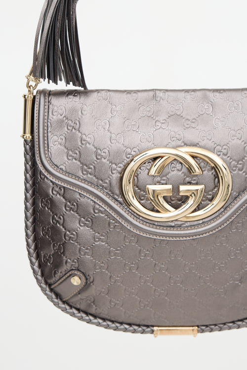 Gucci Leather Guccissima GG Bag