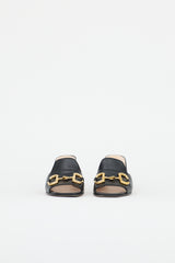 Gucci Leather Hardware Mule