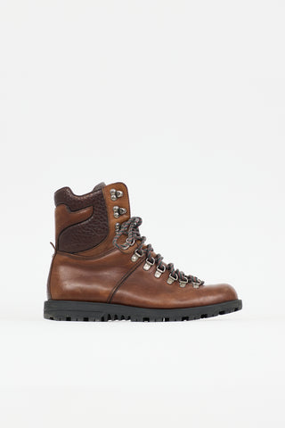 Gucci Leather Hiking Boot